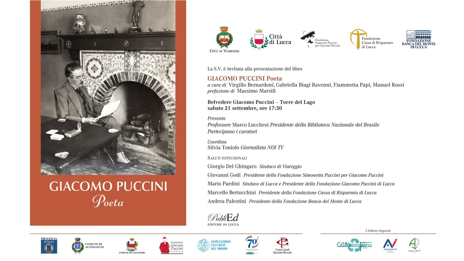 Presentazione libro “Giacomo Puccini – Poeta”
